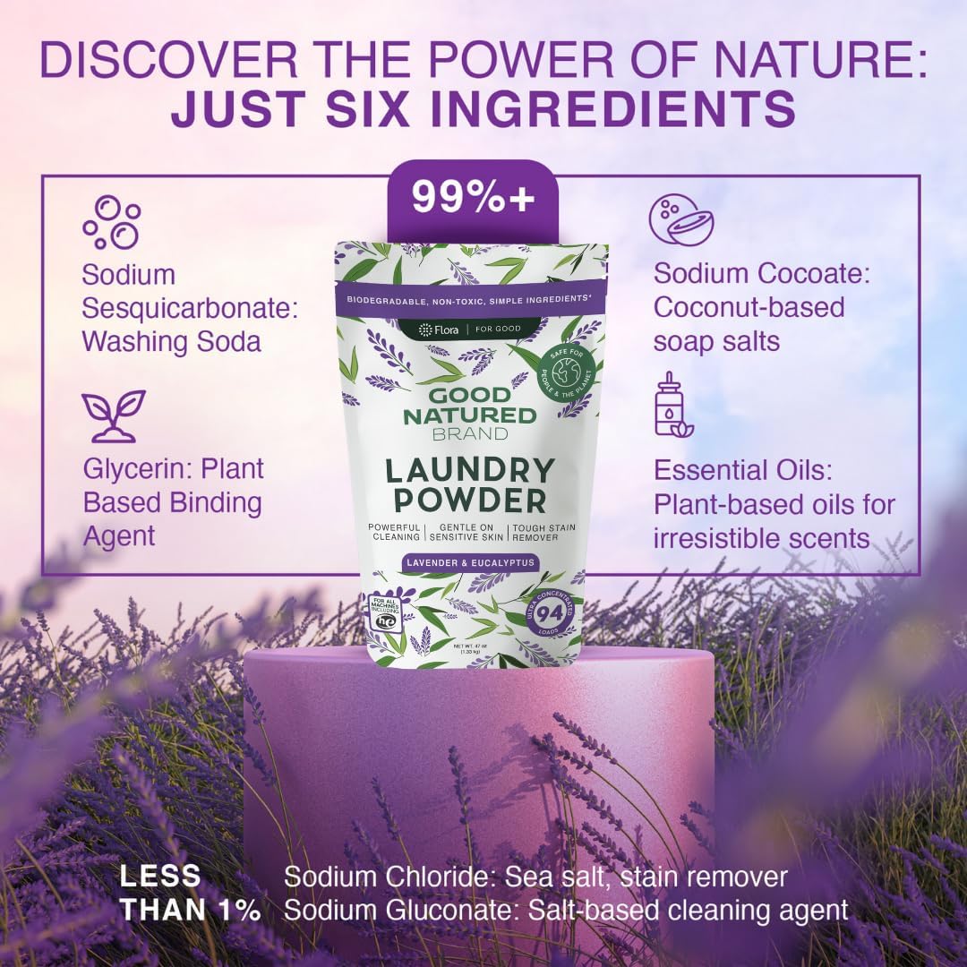 Laundry Powder - Lavender & Eucalyptus | 47oz (2-pack)