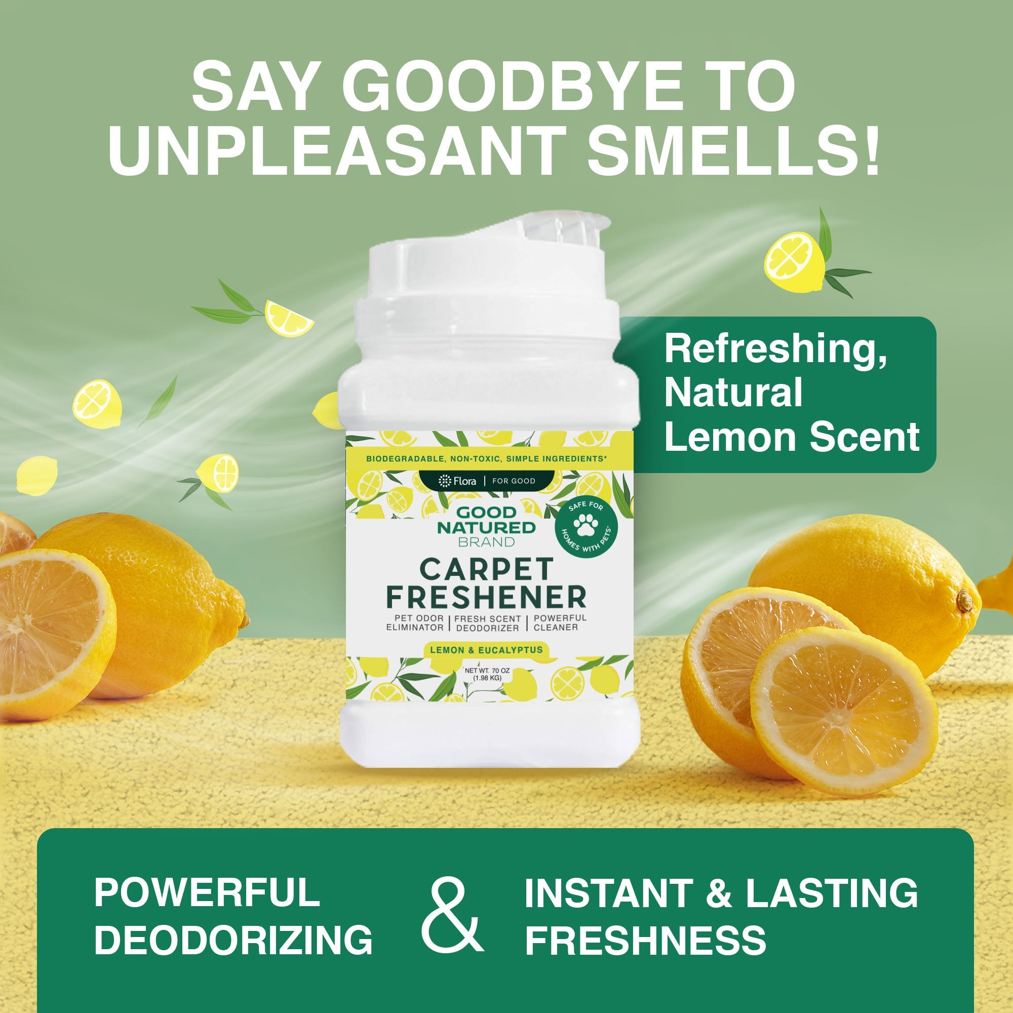 Carpet Freshener - Lemon & Eucalyptus | 70oz