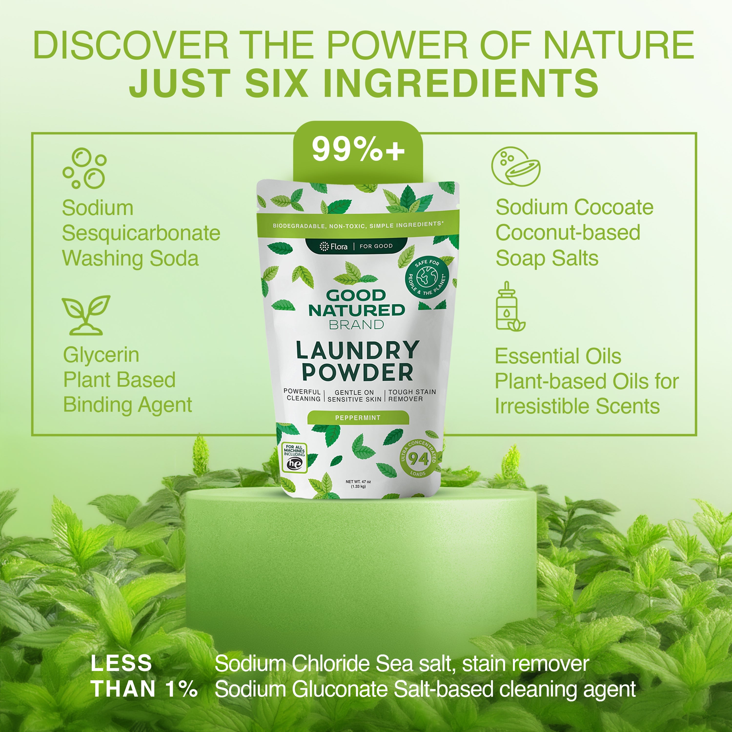 Laundry Powder - Peppermint | 47oz