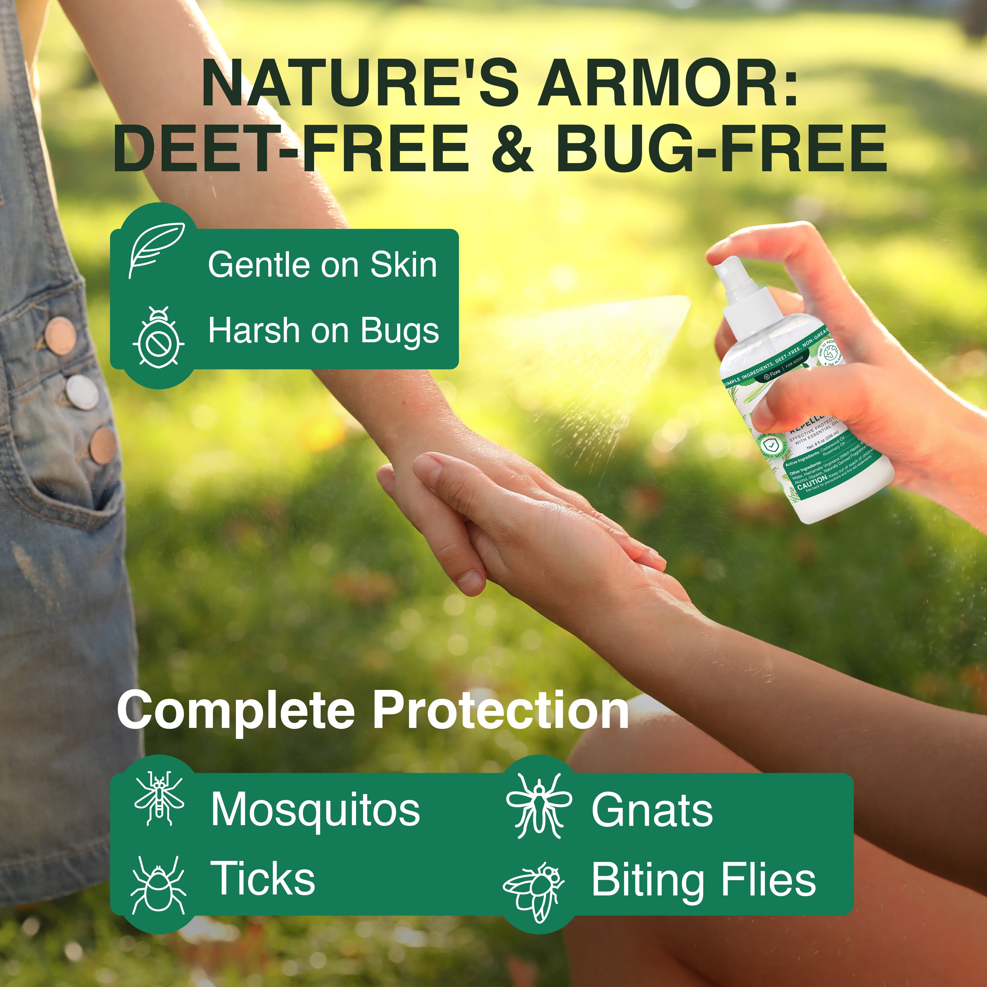 DEET Free Mosquito & Insect Repellent