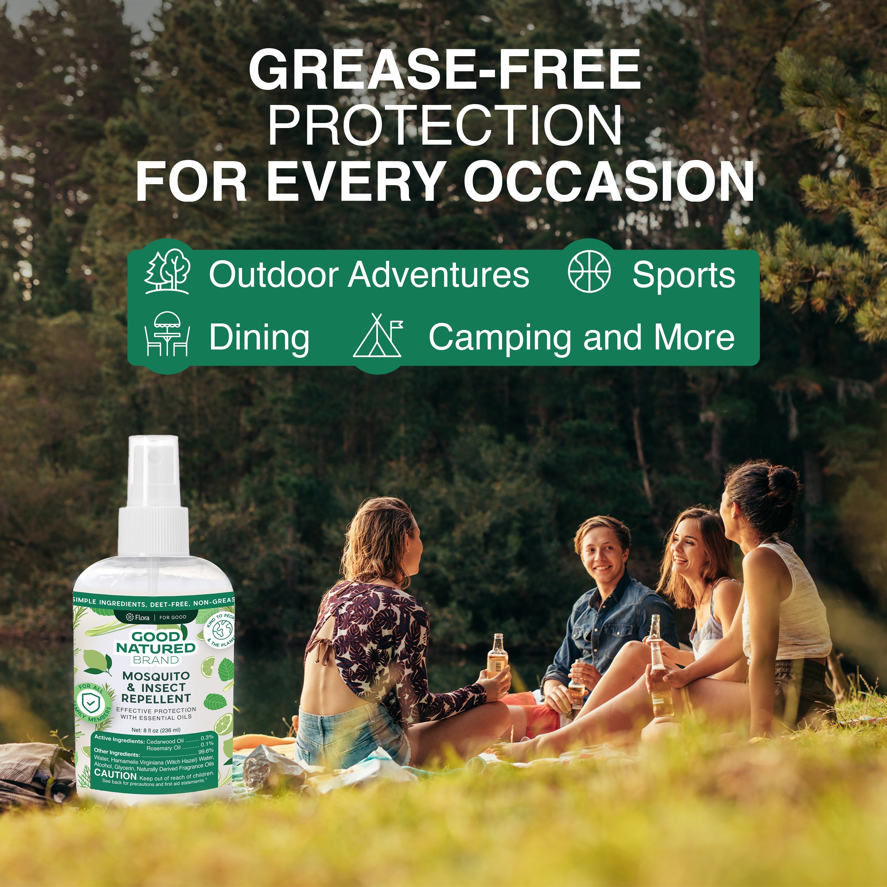 DEET Free Mosquito & Insect Repellent