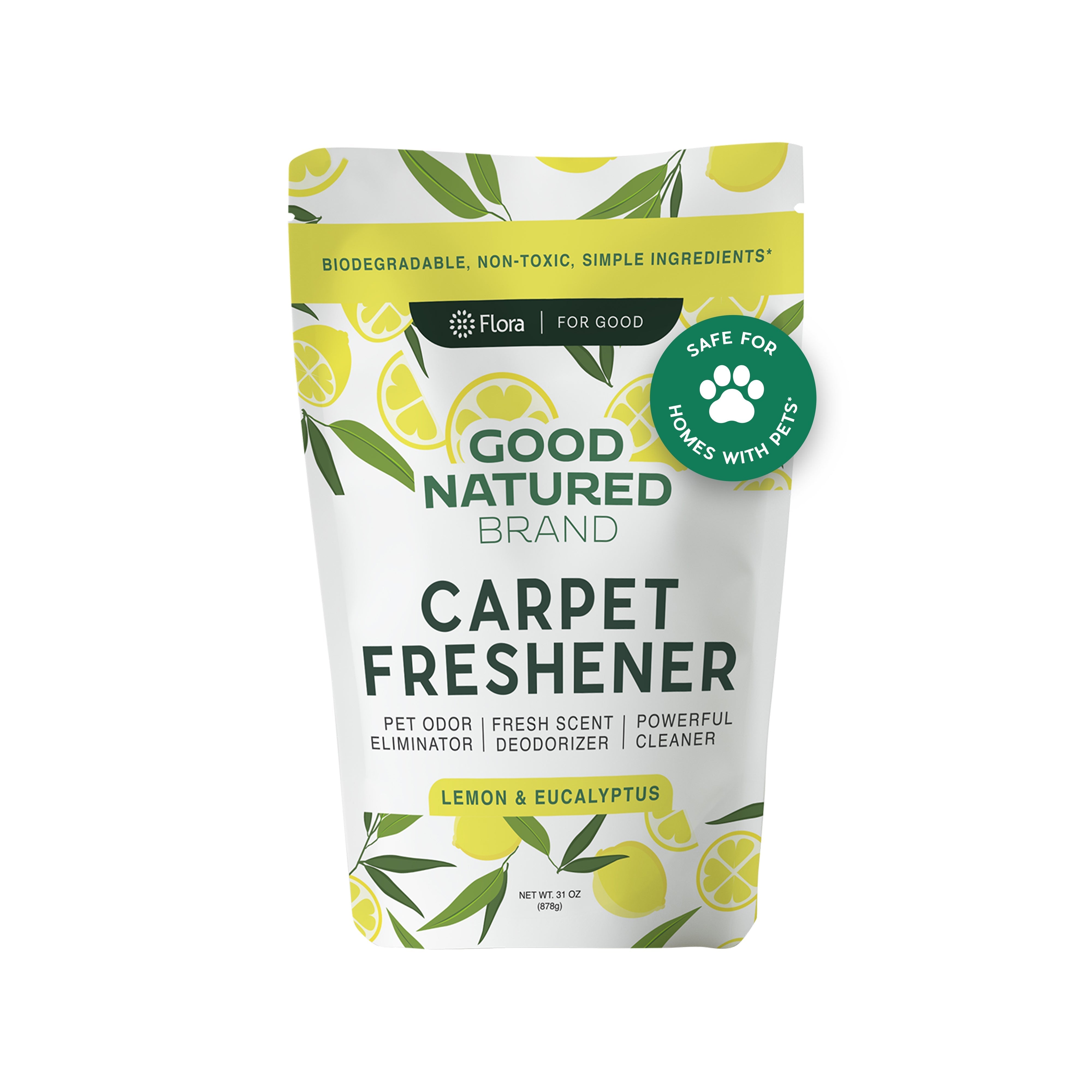 Carpet Freshener & Deodorizer Powder - Lemon & Eucalyptus | 31oz