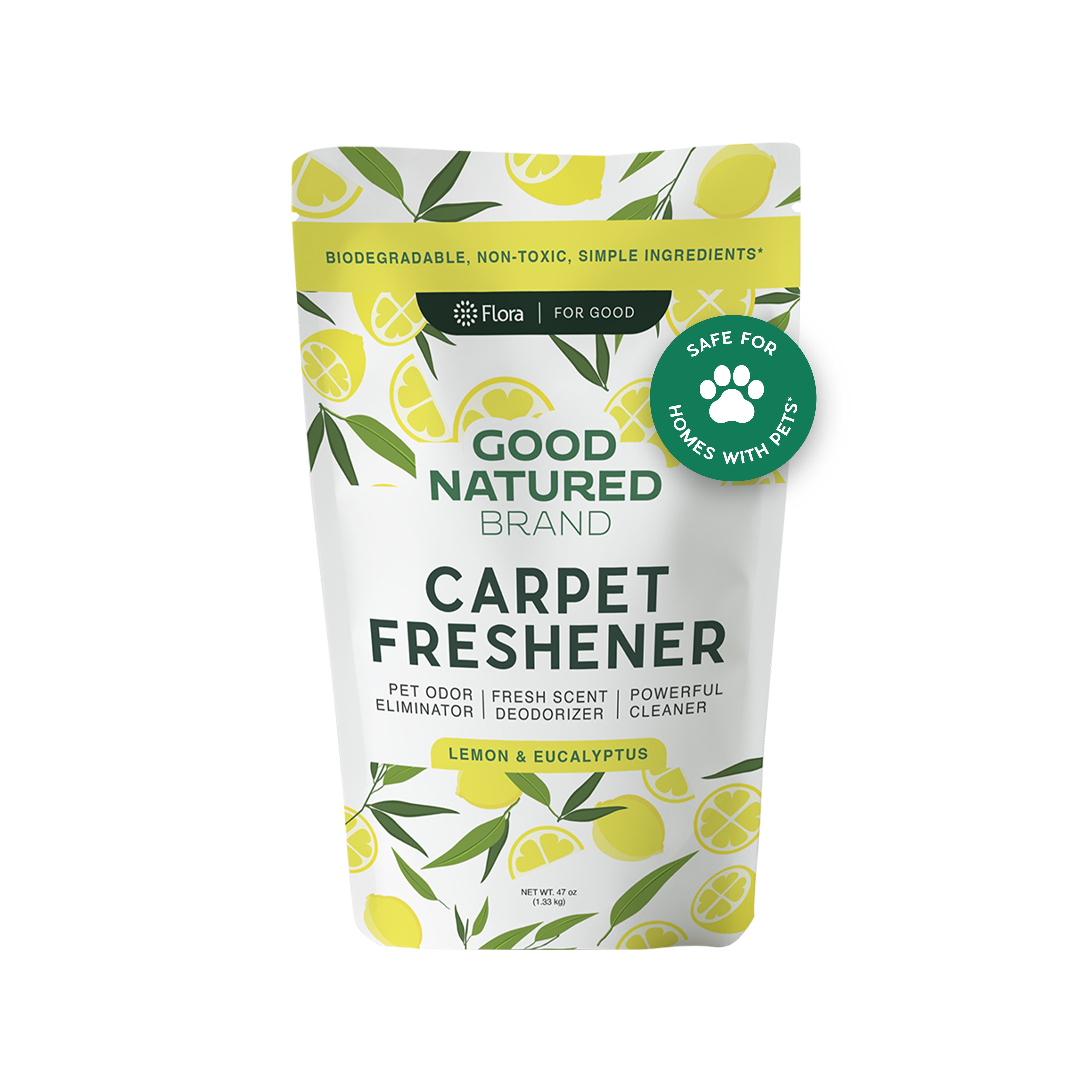 Carpet Freshener & Deodorizer Powder - Lemon & Eucalyptus | 47oz