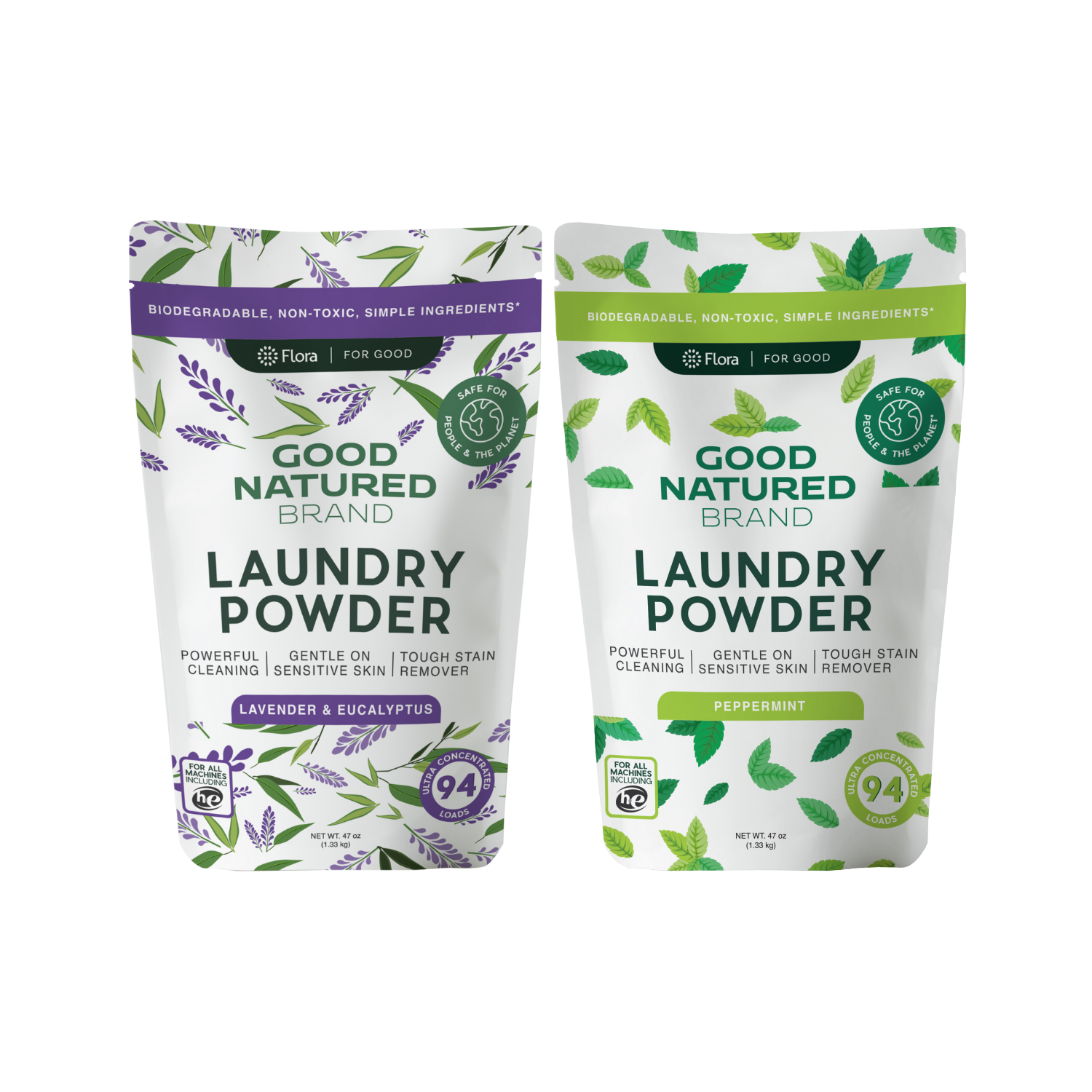 Laundry Powder - Lavender & Peppermint Duo | 47oz