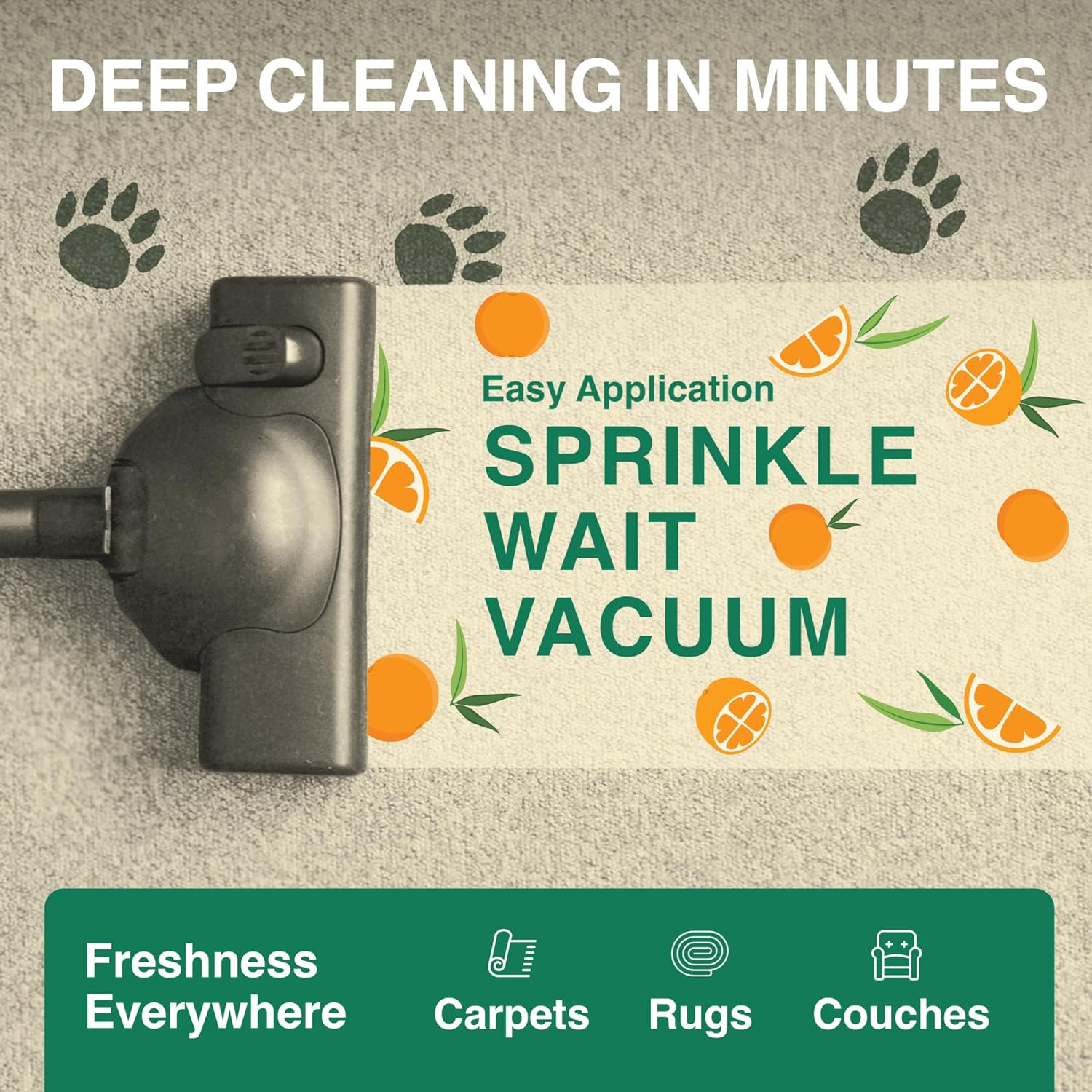 Carpet Freshener & Deodorizer Powder - Orange | 31oz